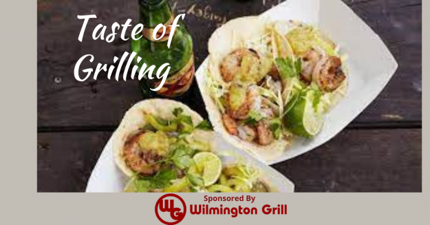 Taste of Grilling…..Shrimp Tacos with Tomatillo Salsa