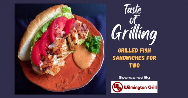 Grilled Fish Sandwiches for Two